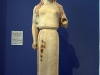 THE "PEPLOS KORE". ONE OF THE MOST EXQUISITE OF THE ACROPOLIS KORAI. MADE OF PARIAN MARBLE AROUND 530 BC. AT THE ACROPOLIS MUSEUM, ATHENS, GREECE